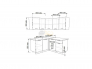 Кухонный гарнитур 17 Акация 1400х1450