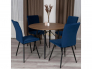 Стул обеденный Monte Carlo TREND синий/черный
