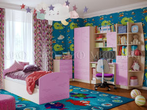 Детская комната Юниор-2 Сиреневый