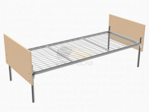 Кровать металлическая одноярусная Комбинированная 1900*700 мм Сетка сварная