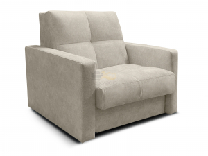Диван Рэй 900х2000 Клетка с прямыми подлокотниками Vivaldi 3 бежевый велюр