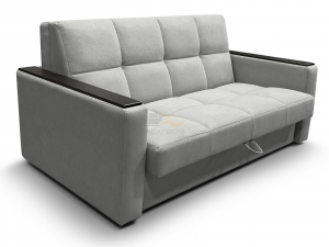 Диван Рэй 1600х2000 Клетка с прямыми подлокотниками с МДФ вивальди 14